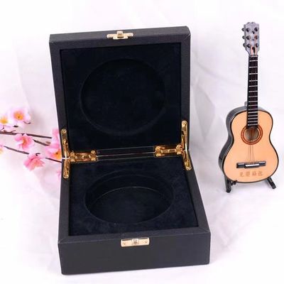 PU Leather Empty Caviar Packaging Gift Box With Gold Foil Water Proof