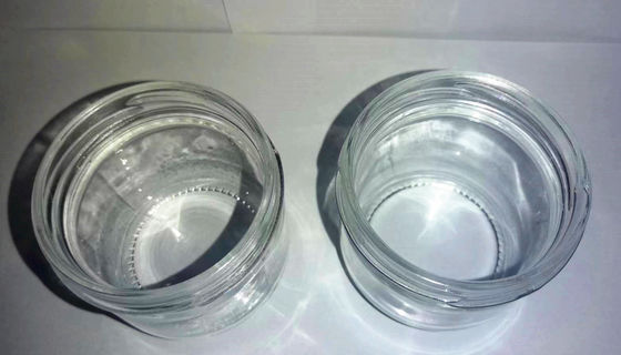 High Transparent Caviar glass Jar standard 120ml With Metal Lid