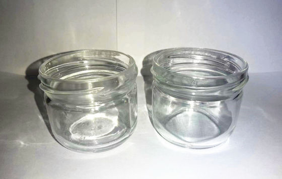 High Transparent Caviar glass Jar standard 120ml With Metal Lid