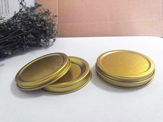 10g Vacuum Empty Caviar Tin Can Food Grade With 0.28mm Tinplate Material