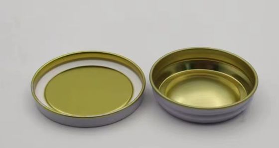 0.28mm Food Grade Tinplate Caviar Packaging Vacuum Empty Can 30g and 50g with flat lid