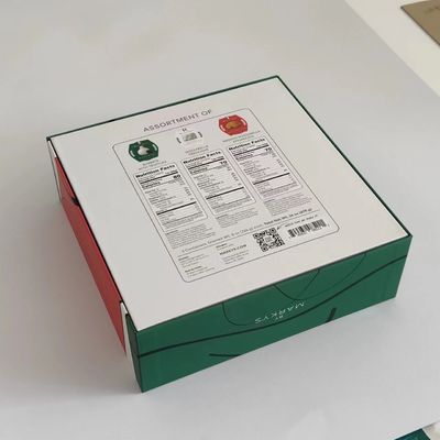 2024 new design cheese ice cream packing gift box with white inner tray soft touch feeling on box