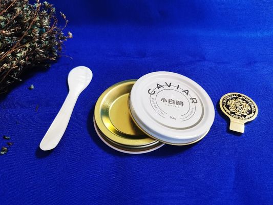 0.28mm Food Grade Tinplate Caviar Packaging Vacuum Empty Can tin 10g with printing