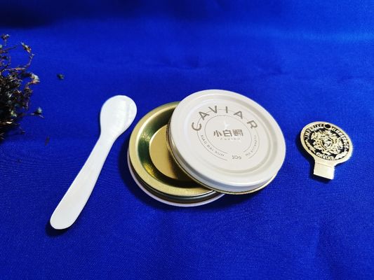 0.28mm Food Grade Tinplate Caviar Packaging Vacuum Empty Can tin 10g with printing