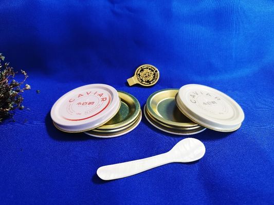 0.28mm Food Grade Tinplate Caviar Packaging Vacuum Empty Can tin 10g with printing