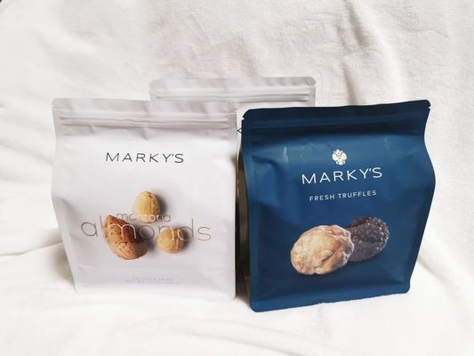 Spot UV Printed Plastic Stand Up Pouch Bags for Truffle and Mushroom Packaging
