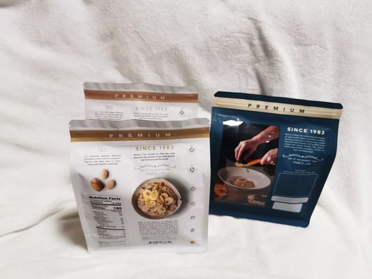 Spot UV Printed Plastic Stand Up Pouch Bags for Truffle and Mushroom Packaging