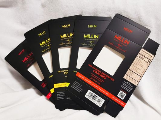 Customized Cardboard Dry Fruit Packaging Carton Box With Offset Printing Spot UV