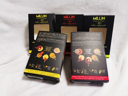 Customized Cardboard Dry Fruit Packaging Carton Box With Offset Printing Spot UV