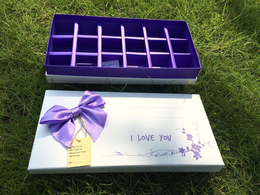 Customized Empty Rigid Paper Gift Box Chocolate Gift Box Packaging For Festival