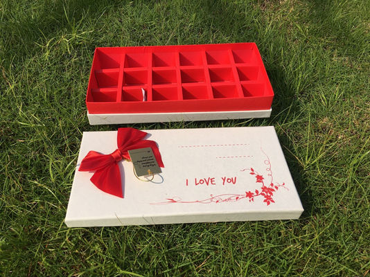 Customized Empty Rigid Paper Gift Box Chocolate Gift Box Packaging For Festival