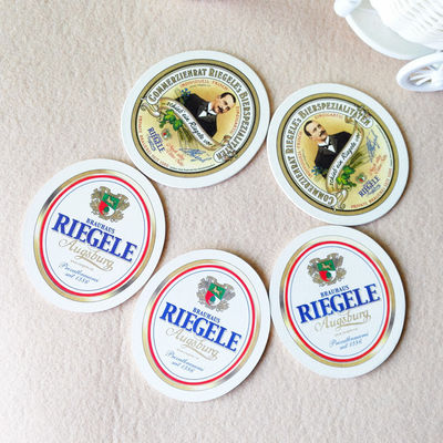 4c Printing Promotional Drink Coasters , Custom Printed Paper Coasters