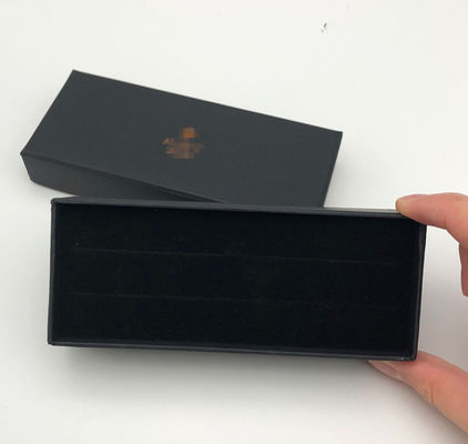 Top Open Rigid Paper Gift Boxes Rectangle Shaped For Caviar Packing