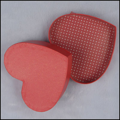 Luxury Hard Fancy Gift Boxes Heart Shaped For Valentines Chocolate And Sweet