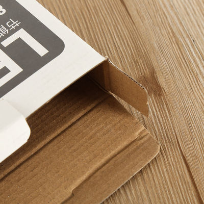 Corrugated Paper Led Lamp Packaging Box , Foldable Bulb Packaging Box