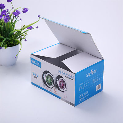 Soft Touch Custom Carton Box Heat Protection For Mini Loudspeaker Packaging