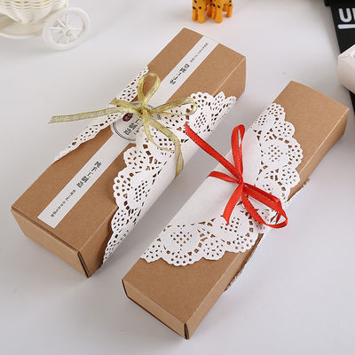 Drawer Style Food Packaging Box Macaron Gift Box Easy To Carry And Store