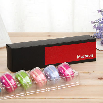 Colorful Macaron Packing Cardboard Drawer Box , Eco Friendly Food Packaging