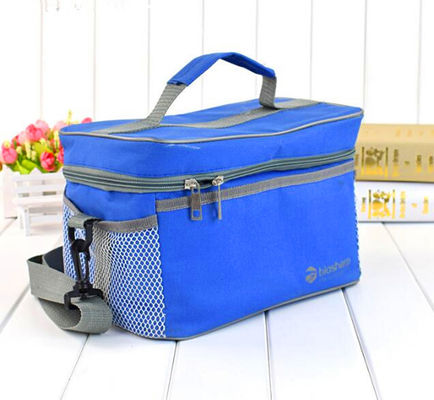 12 Cans Beer Frozen Insulated Cooler Tote Bags Pure Blue Color For Family