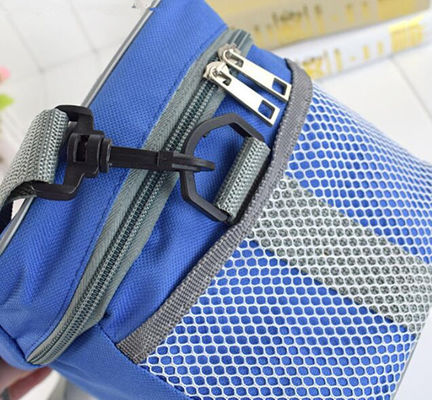 12 Cans Beer Frozen Insulated Cooler Tote Bags Pure Blue Color For Family