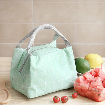 Reusable Soft Insulated Cooler Bag Large Capacity With Linen Fabric Material