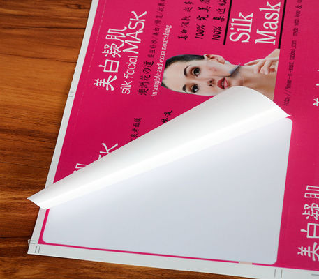 Full Color Logo Label Stickers Strong Adhesive For Cosmetic Women'S Mask
