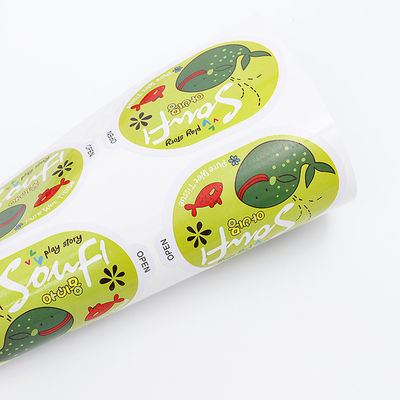 Children'S Logo Label Stickers Cartoon Transparent Electrostatic Label
