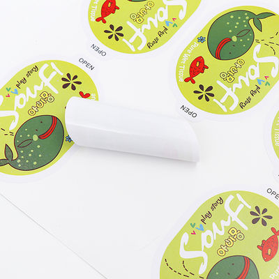 Children'S Logo Label Stickers Cartoon Transparent Electrostatic Label