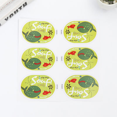 Children'S Logo Label Stickers Cartoon Transparent Electrostatic Label