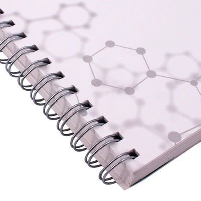 Varnish Coating Ring Bound Book Printing Custom Color For Promotional