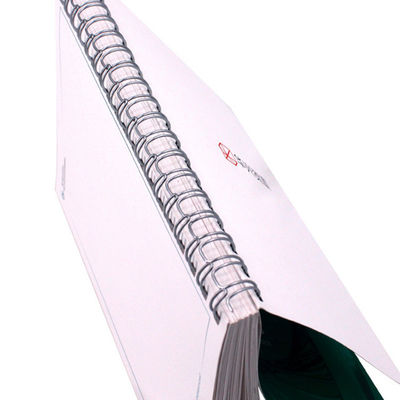 Varnish Coating Ring Bound Book Printing Custom Color For Promotional