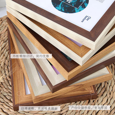 American Style Custom Photo Frame , 7 Color Wooden Wedding Picture Frames