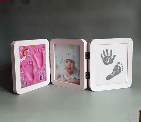 Personalised Wooden Photo Frames , Luxury Triple Picture Frame Logo Printed