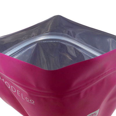 Plastic Stand Up Zipper Pouch Bags Personalized Printed For Food / Alcohol