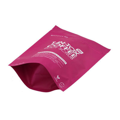 Plastic Stand Up Zipper Pouch Bags Personalized Printed For Food / Alcohol