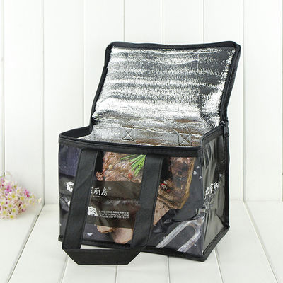 Customized Non Woven Soft Insulated Cooler Bag , Insulated Lunch Bags For Adults