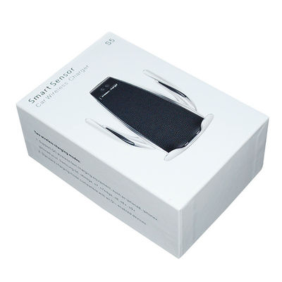 Wireless Car Charger Mount Rigid Paper Gift Box With Lids , Custom Cardboard Boxes