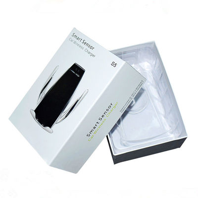 Wireless Car Charger Mount Rigid Paper Gift Box With Lids , Custom Cardboard Boxes