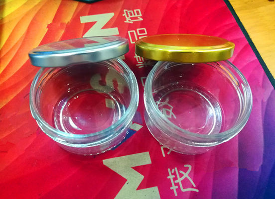 High Transparent Glass Caviar Packaging Jar 1oz 50-60gram FDA Approved