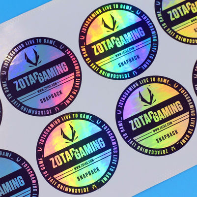 Debossing Laser Printing Waterproof Adhesive Label Glossy Lamination