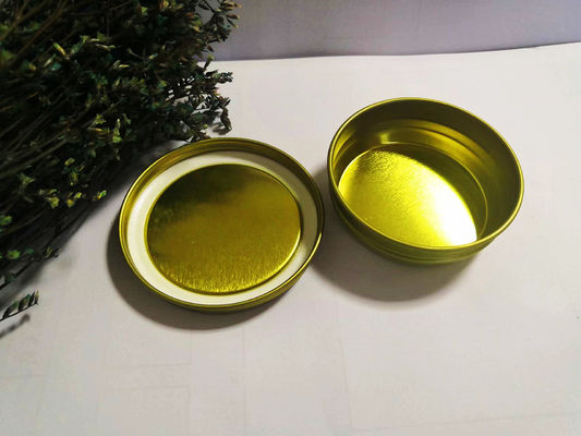 0.28mm Food Grade Tinplate Caviar Packaging Vacuum Empty Can 50g